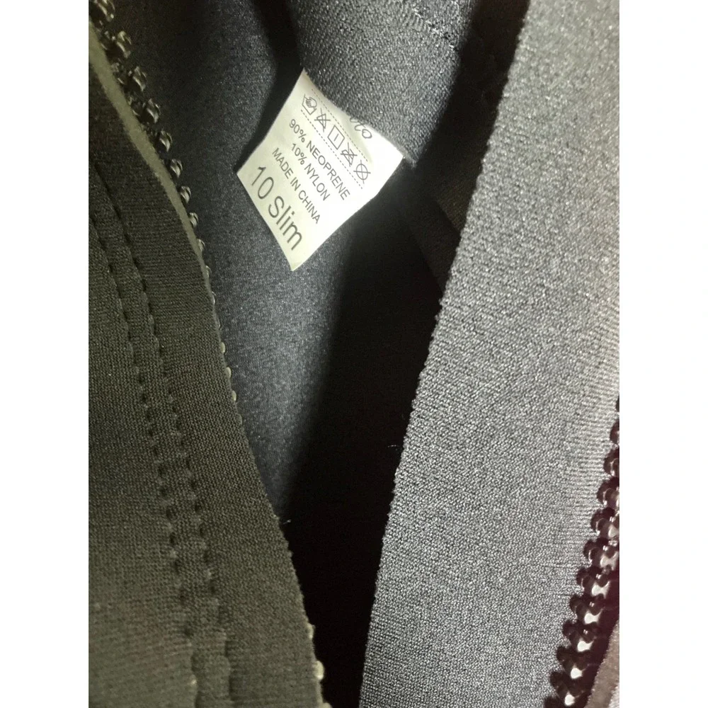 Hevto Wetsuit Girls 10 Slim Black Pink New‎ 3mm Neoprene Full Body Thermal Suit